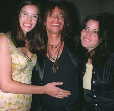 Taj Monroe Tallarico father Steven Tyler and half-sisters Liv and Mia Tyler